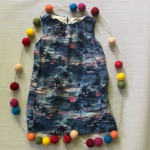 Crewcuts tropical print dress